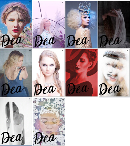 独立时尚大片造型摄影刊Dea Magazine 1-10期打包