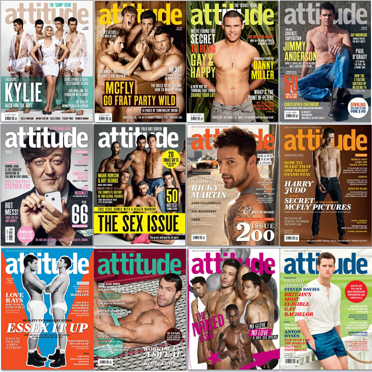 英国Attitude 男性同志杂志 185-251期打包 共67期