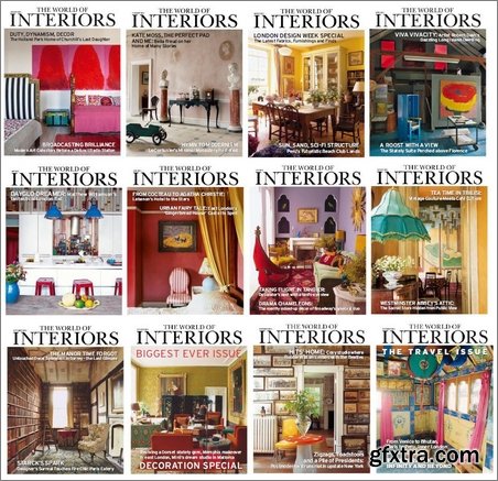 The World of Interiors 英国室内设计杂志 2015年全年合集