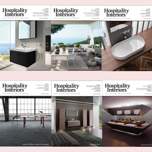 Hospitality Interiors 欧美商业酒店设计 2014全年合集（6本）