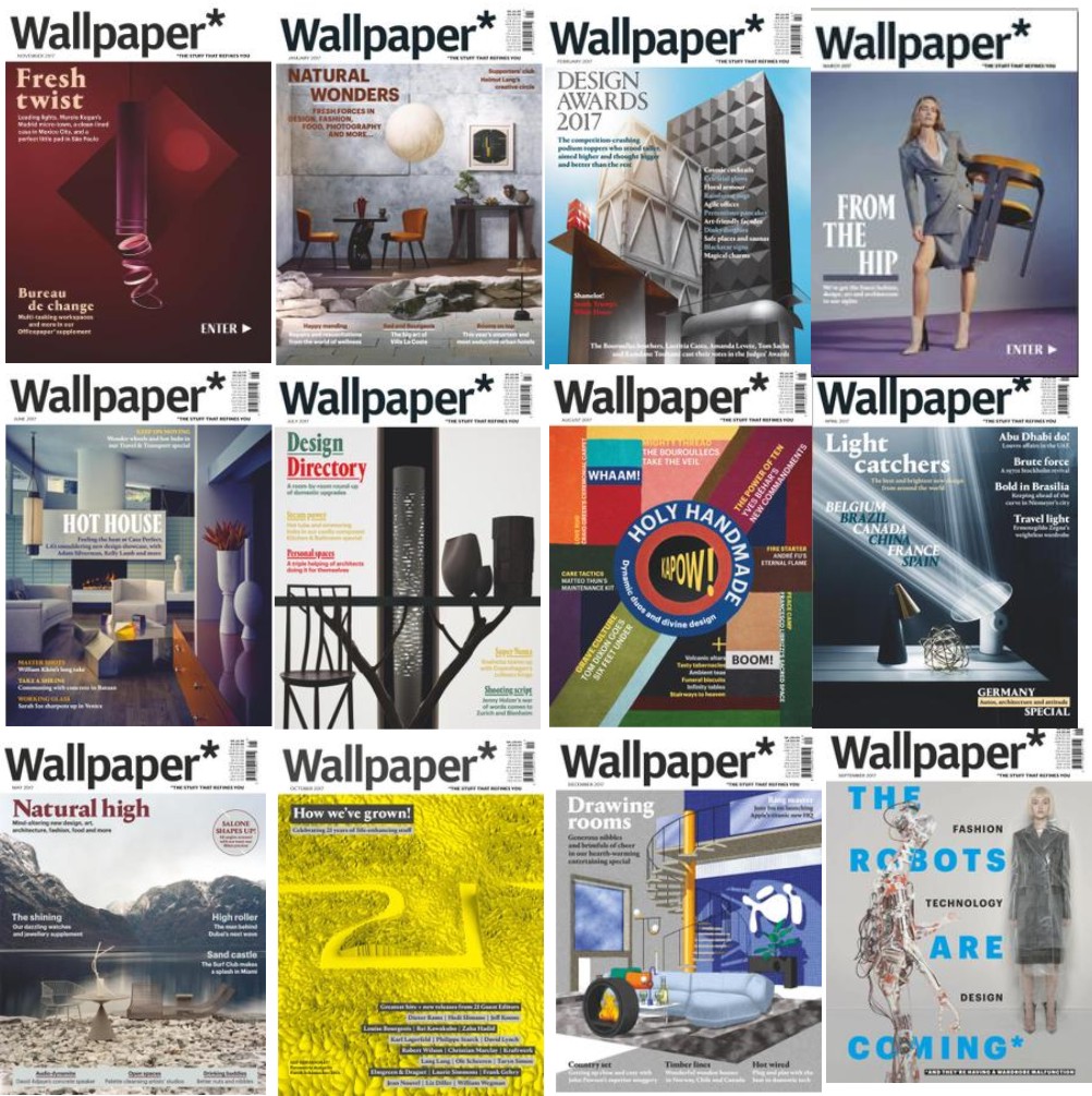 英国Wallpaper 现代设计权威杂志 2017年合集
